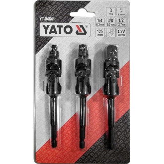 Набор карданных переходников YATO YT-04641