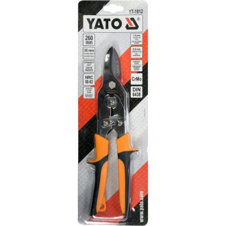 Прямые ножницы по металлу YATO YT-1912