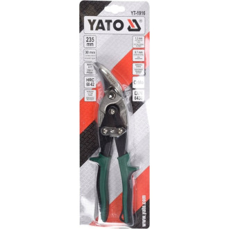 Правые ножницы по металлу YATO YT-1916