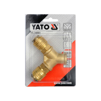 Двухстороннее быстроразъемное соединение YATO YT-24091