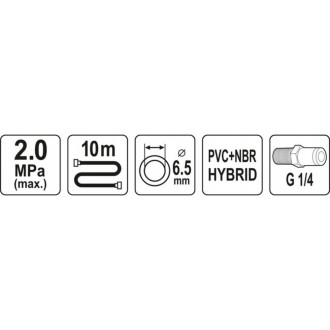Гибридный шланг YATO YT-24230