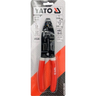 Пресс-клещи для зачистки проводов YATO YT-2293