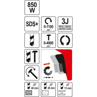 Дрель-перфоратор YATO YT-82120