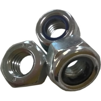 Самоконтрящаяся оцинкованная гайка ZAMETAL М22 DIN985 50 шт