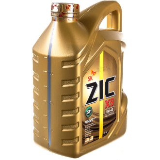 Синтетическое моторное масло zic X9 5w40