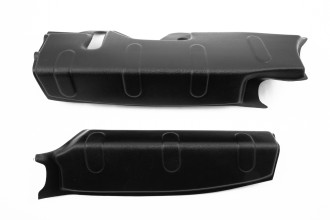 Накладки на боковые стойки багажника для Renault Duster I 2010-2014, Nissan Terrano 2014-, шагрень / Рено Дастер