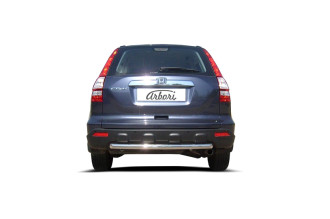 Защита заднего бампера d57 Arbori нерж. сталь для Honda CR-V 2009-2012 / Хонда ЦРВ