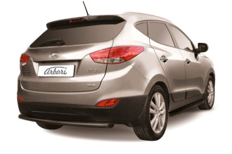 Защита заднего бампера d57 Arbori черн. для HYUNDAI ix35 2010-2015 / Хендай ИХ35