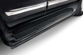 Защита штатного порога d42 Arbori черн. для Lexus LX570 2012-2015 / Лексус ЛХ