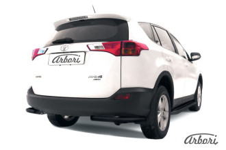 Уголки d57 Arbori черн. для TOYOTA RAV4 2013-2015 / Тойота Рав 4