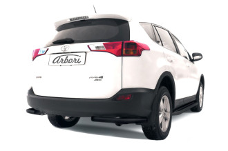 Уголки d57 Arbori черн. для TOYOTA RAV4 2013-2015 / Тойота Рав 4