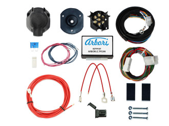 Универсальный комплект электрооборудования ARBORI для ТСУ Smart Connect CAN (7 PIN) с блоком согласования и функцией отключения парктроника