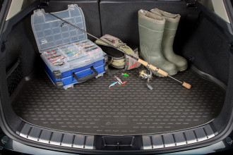 Коврик в багажник AUDI A-6 allroad quadro/avant C6 2004 - 2011, ун. (полиуретан) / Ауди А6