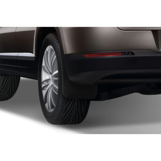 Брызговики задние VW Tiguan, 2007-2017, внед.(optimum) в пакете / Фольксваген Тигуан
