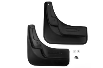 Брызговики передние VW Tiguan, 2007-2017, внед.(optimum) в пакете / Фольксваген Тигуан