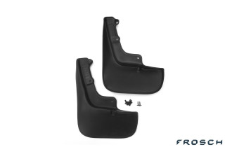 Брызговики задние PEUGEOT Boxer 2006- (с расширителем арок), (optimum) в коробке / Пежо Боксер