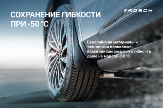 Брызговики передние TOYOTA Camry, 2011-2014, 2 шт. (optimum) в коробке / Тойота Камри