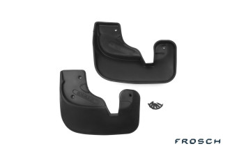 Брызговики передние RENAULT Sandero Stepway, 2010-2014 2 шт. (optimum) в коробке / Рено Сандеро