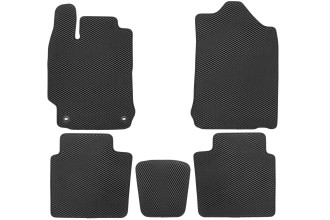 Коврики в салон EVA подходят для TOYOTA Camry (XV50,XV55) (VII, VIIr, r2), 2011-2018 (черная окантовка), 5шт. / Тойота Камри