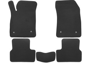 Коврики в салон EVA подходят для CHEVROLET Cruze 2008-2016 I, Ir,  2008-2016 (черная окантовка), 5шт. / Шевроле Круз