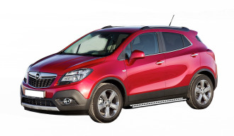 Комплект пороги алюминиевый профиль,Opel Mokka 2012-2016 / Опель Мокко