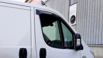 Дефлекторы боковых окон Fiat Ducato/Jumper/Boxer, 2006-, 2ч., темный / Фиат Дукато