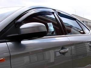 Дефлекторы боковых окон Ford Mondeo, 2007-2010, 4ч., темный / Форд Мондео