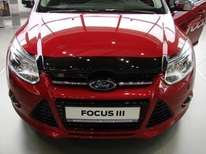 Дефлектор капота темный FORD FOCUS III 2011-2015, NLD.SFOFO31112 / Форд Фокус