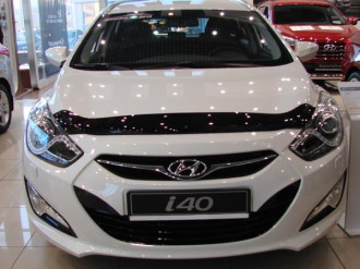 Дефлектор капота темный HYUNDAI i40 2011-, NLD.SHYI401112 / Хендай Ай40