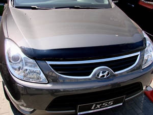 Дефлектор капота темный HYUNDAI ix55 2008-2012, NLD.SHYIX550812 / Хендай ИХ55