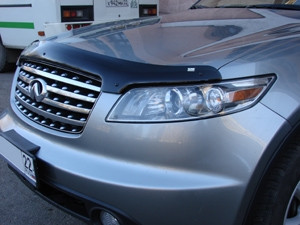 Дефлектор капота темный INFINITI FX35/FX45 2003-2008, / Инфинити ФХ