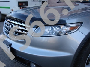 Дефлектор капота темный INFINITI FX35/FX45 2003-2008, / Инфинити ФХ