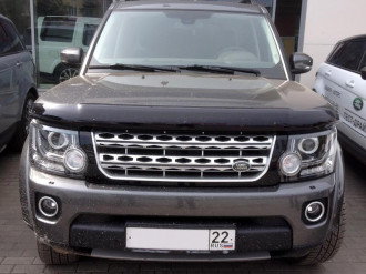 Дефлектор капота темный Land Rover Discovery 2009-2016 / Ленд Ровер Дискавери
