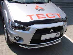 Дефлектор капота темный MITSUBISHI OUTLANDER XL 2010-2012, NLD.SMIOUT1012 / Митсубиси Аутлендер