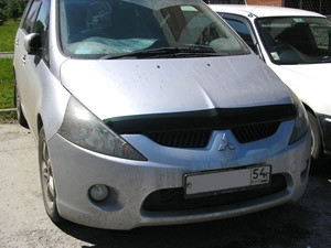 Дефлектор капота темный MITSUBISHI GRANDIS 2004-2011, NLD.SMIGRA0412 / Митсубиси Грандис