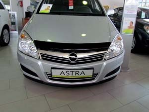 Дефлектор капота темный OPEL ASTRA 2004-2014, NLD.SOPAST0412 / Опель Астра