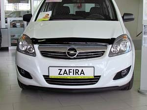 Дефлектор капота темный OPEL ZAFIRA B 2006-2011, NLD.SOPZAF0612 / Опель Зафира