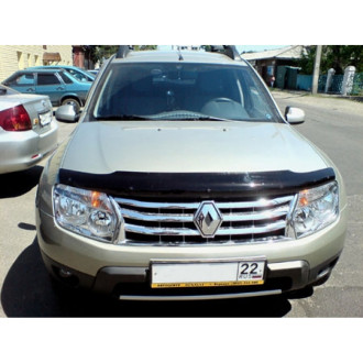 Дефлектор капота темный RENAULT DUSTER 2011-2020 / Рено Дастер