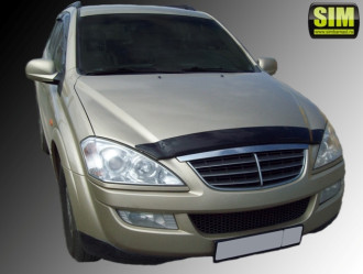 Дефлектор капота темный SSANGYONG KYRON 2006-, NLD.SSSKYR0612 / Саньенг Кайрон