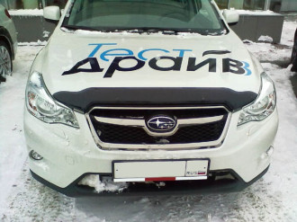Дефлектор капота темный SUBARU IMPREZA 2011-/SUBARU XV 2012-2017, NLD.SSUIMP1112 / Субару Импреза