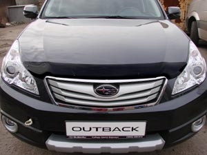 Дефлектор капота темный SUBARU OUTBACK/LEGACY 2010-2014 / Субару Аутбек