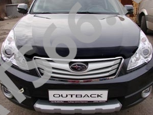 Дефлектор капота темный SUBARU OUTBACK/LEGACY 2010-2014 / Субару Аутбек