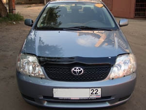 Дефлектор капота темный TOYOTA COROLLA 2000-2006/Fielder / Allex / Runx 2000-2003, NLD.STOCOR0012 / Тойота Королла