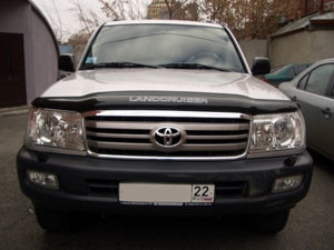 Дефлектор капота темный TOYOTA LAND CRUISER 100 1998-, NLD.STOLCR9812 / Тойота Ленд крузер