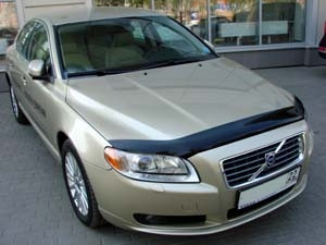 Дефлектор капота темный VOLVO XC70 2007-2017, V70/S80 2007-2016, NLD.SVOLVS800612 / Вольво ХС70