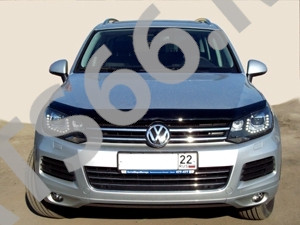 Дефлектор капота темный VW TOUAREG 2010-2018, NLD.SVOTOU1012 / Фольксваген Туарег