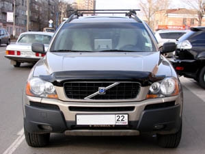 Дефлектор капота темный VOLVO XC90 2003-2014 / Вольво ХС90