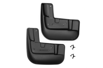 Брызговики передние MITSUBISHI Outlander, 03/2014-02/2015, 2016-, вн., 2 шт. (standart) / Митсубиси Аутлендер
