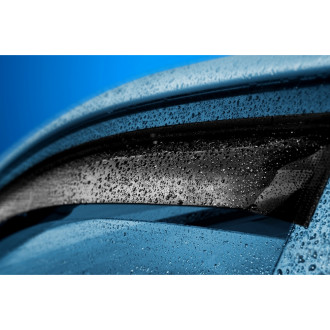 Дефлектор окон (НАКЛАДНОЙ скотч 3М) 4 шт., MAZDA 3 (BP) 2019-, хэтчбек / Мазда