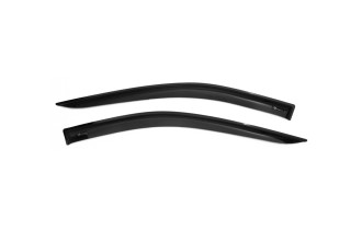 Дефлекторы окон Vinguru HYUNDAI Starex (H1) II 2007-2015, 2015-2018, 2017-2021 /фургон/накладные/скотч/к-т 2шт./материал акрил / Хендай Гранд Старекс
